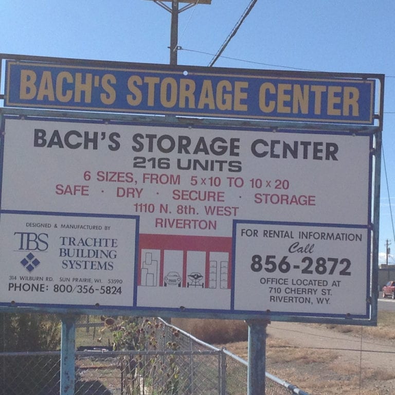 Cheap Storage Units in Riverton, WY Bach's Storage Center